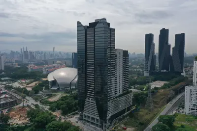 Two Towers, Built to Scale
